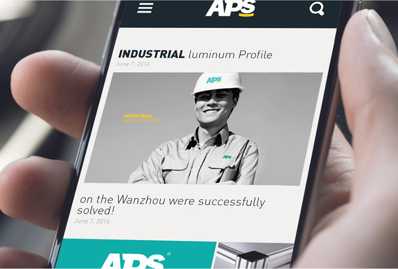 APS標志，APS LOGO，APS品牌，工業(yè)鋁型材公司標志，工業(yè)鋁型材公司品牌