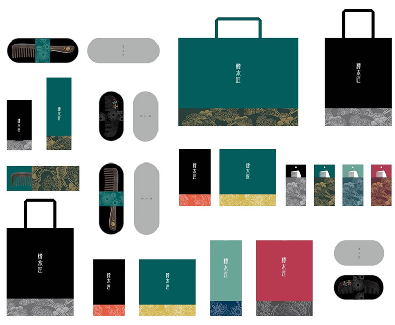 譚木匠LOGO，譚木匠標(biāo)志，譚木匠品牌設(shè)計，木梳品牌設(shè)計
