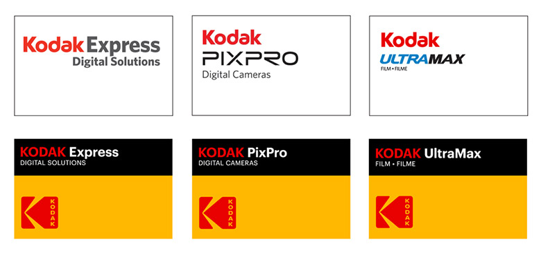 柯達Kodak相機品牌形象，柯達Kodak相機標志，柯達Kodak相機LOGO，相機品牌設(shè)計