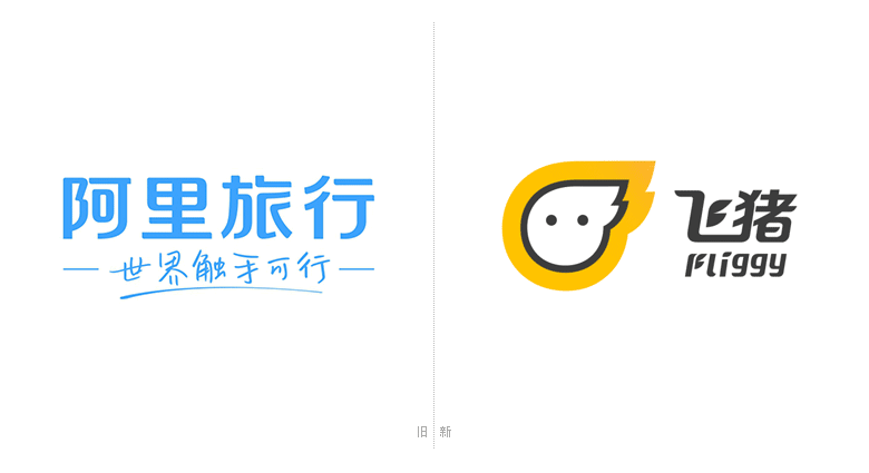 阿里旅行品牌設(shè)計，飛豬品牌設(shè)計，飛豬標(biāo)志，飛豬LOGO，旅行品牌設(shè)計