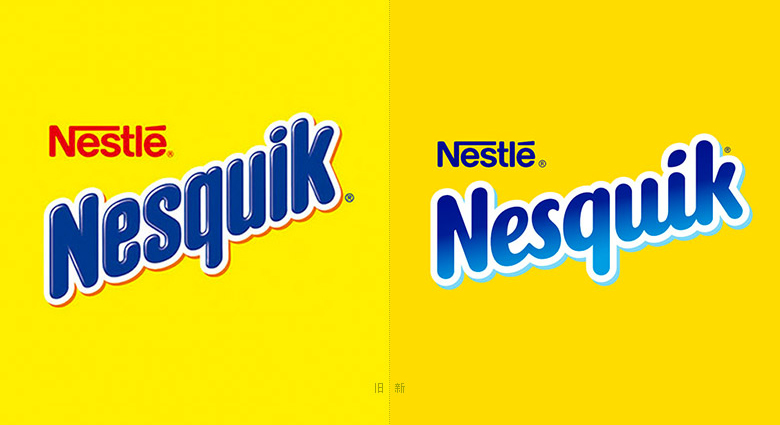 Nesquik速溶巧克力粉標(biāo)志，Nesquik速溶巧克力粉LOGO，Nesquik速溶巧克力粉品牌形象設(shè)計(jì)，雀巢品牌設(shè)計(jì)，巧克力品牌設(shè)計(jì)