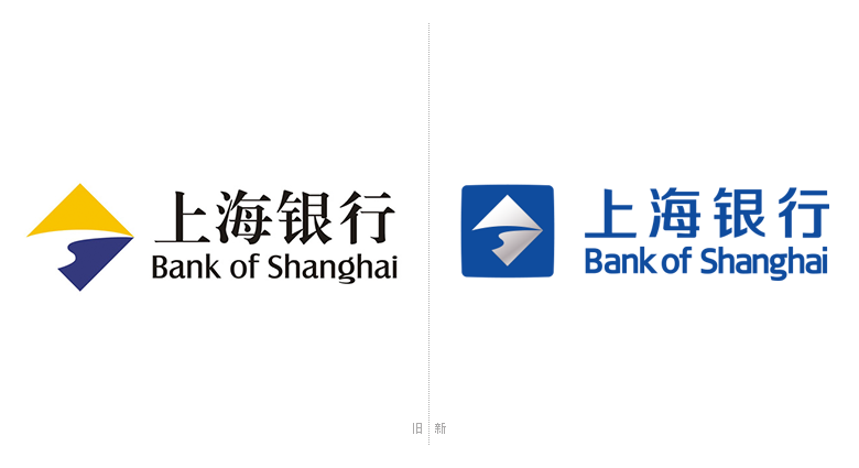 上海銀行LOGO，上海銀行標(biāo)志，上海銀行品牌形象，銀行品牌設(shè)計(jì)