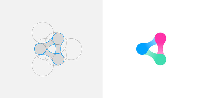 騰訊優(yōu)圖實(shí)驗(yàn)室LOGO，騰訊優(yōu)圖實(shí)驗(yàn)室標(biāo)志，機(jī)器人品牌設(shè)計(jì)