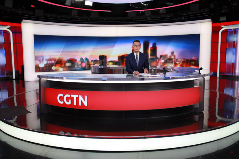 中國環(huán)球電視網(wǎng)CGTN標(biāo)志，中國環(huán)球電視網(wǎng)CGTN LOGO，電視臺標(biāo)志，電視臺LOGO，電視網(wǎng)品牌設(shè)計