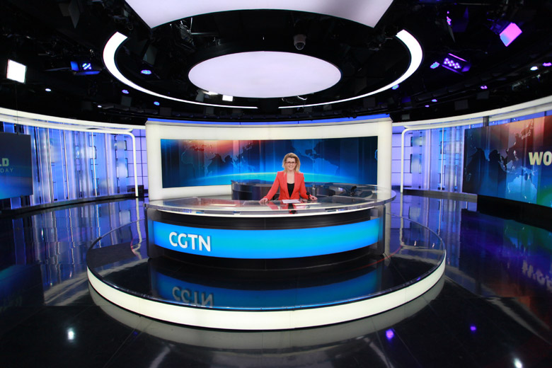 中國環(huán)球電視網(wǎng)CGTN標(biāo)志，中國環(huán)球電視網(wǎng)CGTN LOGO，電視臺標(biāo)志，電視臺LOGO，電視網(wǎng)品牌設(shè)計