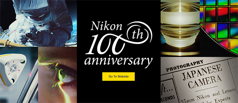 尼康100周年LOGO，尼康100周年標志，尼康品牌設(shè)計，相機品牌設(shè)計，數(shù)碼相機標志