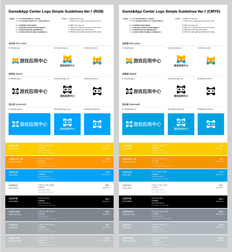 騰訊游戲應(yīng)用中心LOGO，騰訊游戲應(yīng)用中心標(biāo)志，游戲品牌設(shè)計(jì)，騰訊集團(tuán)