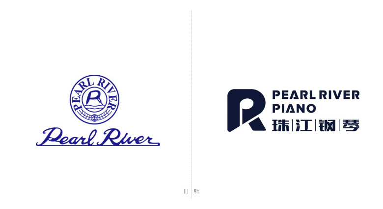 珠江鋼琴標志，珠江鋼琴LOGO，鋼琴品牌設計，全球最大鋼琴制造商