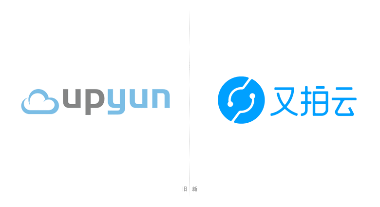 又拍云LOGO，又拍云標志，云計算服務商LOGO，云計算服務商標志，云計算服務品牌設計