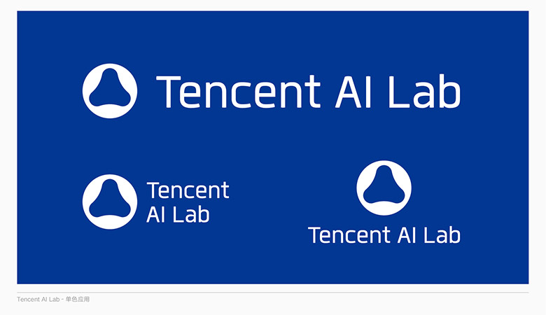 騰訊人工智能(AI Lab)標(biāo)志，騰訊人工智能(AI Lab)LOGO，人工智能品牌形象設(shè)計(jì)