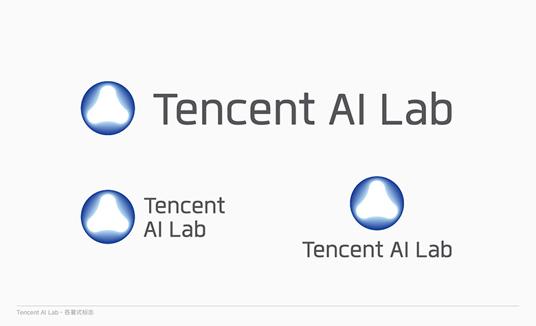 騰訊人工智能(AI Lab)標(biāo)志，騰訊人工智能(AI Lab)LOGO，人工智能品牌形象設(shè)計(jì)