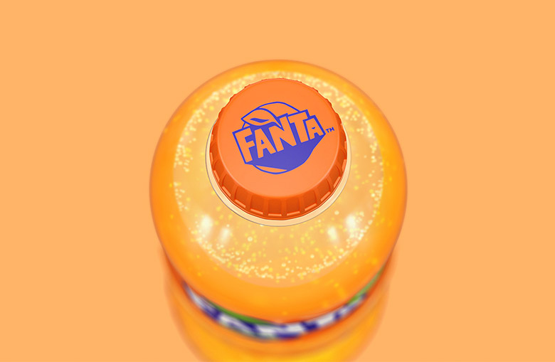 芬達（FANTA）標志，芬達（FANTA）LOGO，芬達（FANTA）品牌形象設(shè)計，飲品包裝設(shè)計，飲品品牌設(shè)計