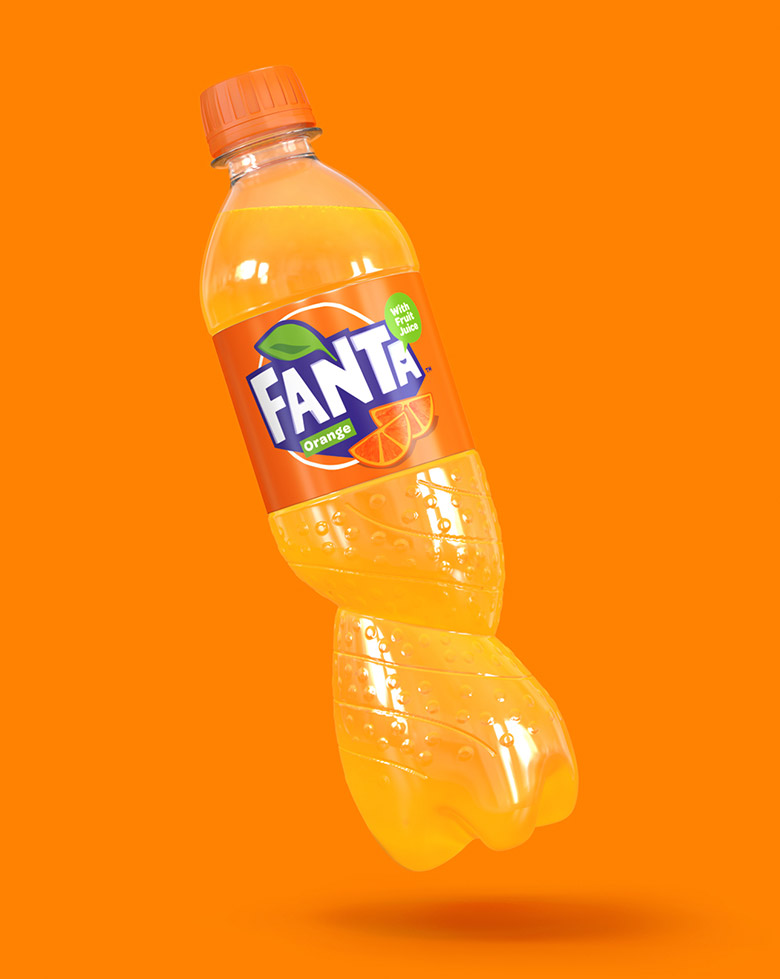 芬達（FANTA）標志，芬達（FANTA）LOGO，芬達（FANTA）品牌形象設(shè)計，飲品包裝設(shè)計，飲品品牌設(shè)計