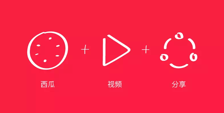 頭條視頻標志，西瓜視頻標志，西瓜視頻LOGO，西瓜視頻品牌設計，視頻形象設計