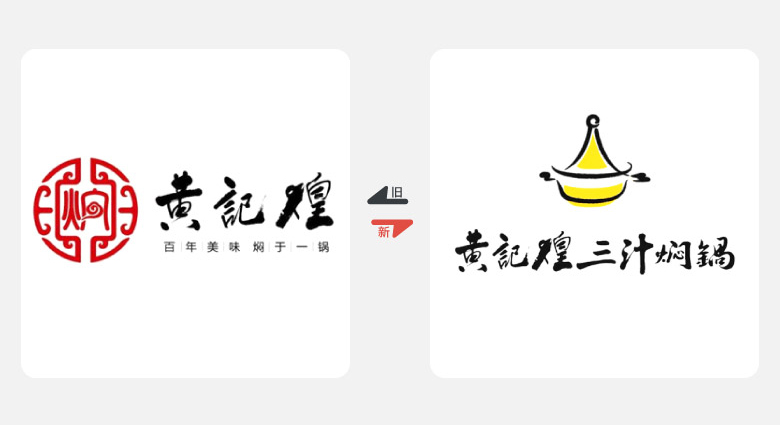 2017年上半年品牌換新LOGO，標(biāo)志設(shè)計(jì)，LOGO設(shè)計(jì)，黃記煌LOGO