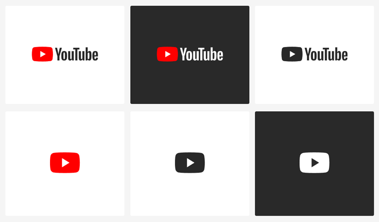 YouTube標(biāo)志，YouTube LOGO，視頻分享網(wǎng)站LOGO，YouTube形象設(shè)計(jì)