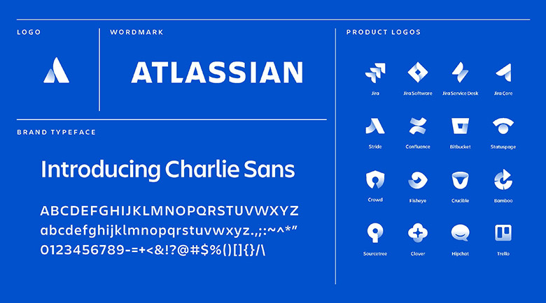 AtlassianLOGO，Atlassian標(biāo)志，Atlassian形象設(shè)計(jì)，軟件開發(fā)標(biāo)志設(shè)計(jì)，軟件開發(fā)品牌設(shè)計(jì)
