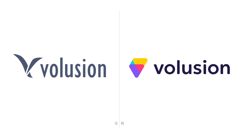 Volusion LOGO，Volusion標(biāo)志，Volusion品牌形象設(shè)計，電子商務(wù)平臺標(biāo)志，電子商務(wù)平臺LOGO