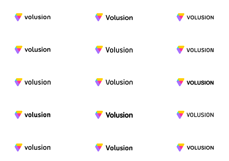 Volusion LOGO，Volusion標(biāo)志，Volusion品牌形象設(shè)計，電子商務(wù)平臺標(biāo)志，電子商務(wù)平臺LOGO