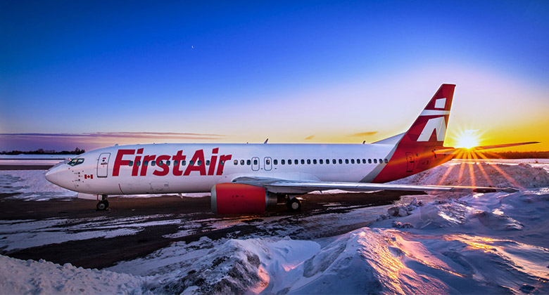 First Air航空LOGO，F(xiàn)irst Air航空標(biāo)志，F(xiàn)irst Air航空品牌設(shè)計(jì)，加拿大航空標(biāo)志