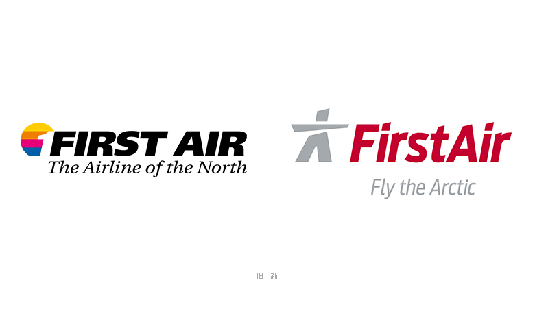 First Air航空LOGO，F(xiàn)irst Air航空標(biāo)志，F(xiàn)irst Air航空品牌設(shè)計(jì)，加拿大航空標(biāo)志