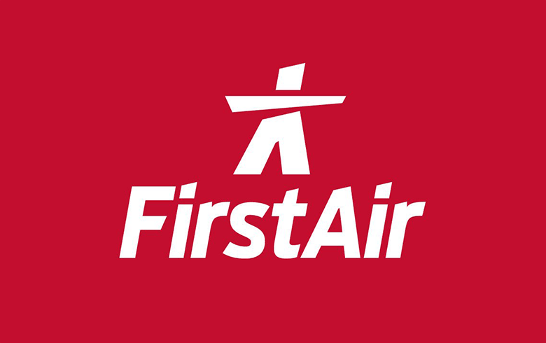 First Air航空LOGO，F(xiàn)irst Air航空標(biāo)志，F(xiàn)irst Air航空品牌設(shè)計(jì)，加拿大航空標(biāo)志