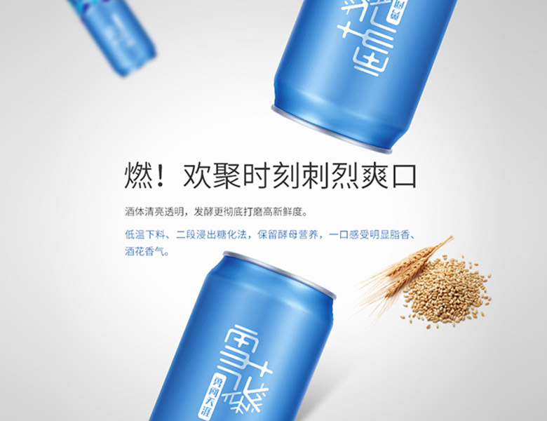 雪花啤酒標(biāo)志，雪花啤酒LOGO，雪花啤酒包裝設(shè)計，雪花啤酒形象設(shè)計，啤酒品牌設(shè)計