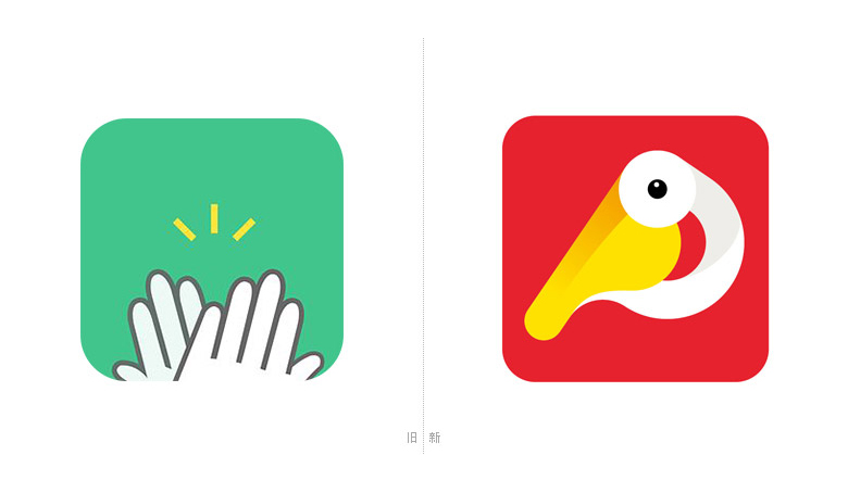 拍拍二手LOGO，拍拍二手標(biāo)志，拍拍二手品牌設(shè)計(jì)