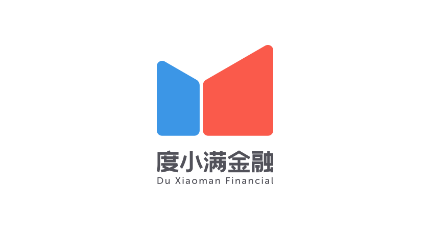 度小滿金融LOGO，度小滿金融標(biāo)志，度小滿金融品牌設(shè)計(jì)，金融品牌設(shè)計(jì)