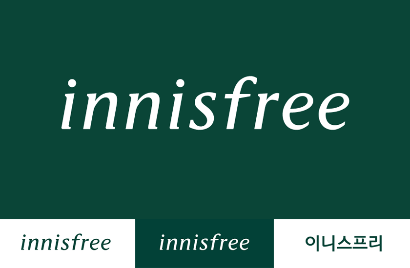 悅詩風吟（Innisfree）標志,悅詩風吟（Innisfree）LOGO,悅詩風吟（Innisfree）品牌形象設(shè)計,化妝品品牌設(shè)計,化妝品品牌LOGO,化妝品品牌標志