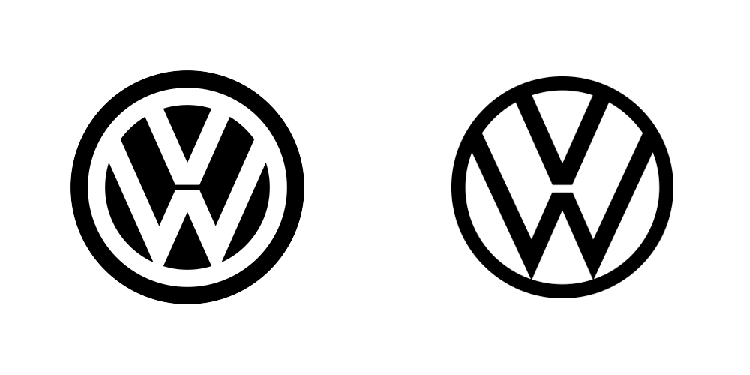 大眾汽車LOGO,大眾汽車標(biāo)志,大眾汽車品牌形象設(shè)計(jì),汽車品牌設(shè)計(jì),汽車商標(biāo)