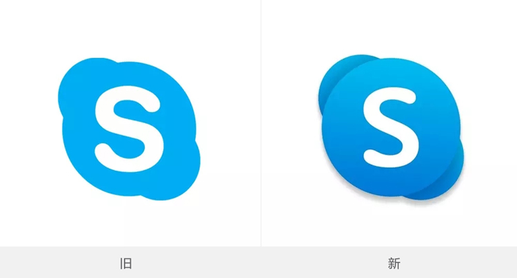 扁平化,Skype,標(biāo)志,設(shè)計(jì),創(chuàng)意,品牌