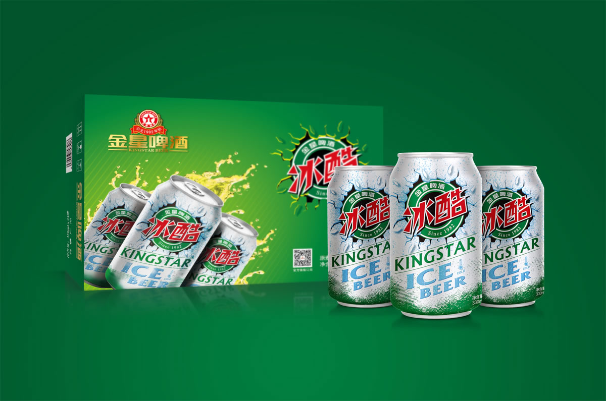 金星啤酒品牌包裝設(shè)計,金星啤酒包裝形象升級