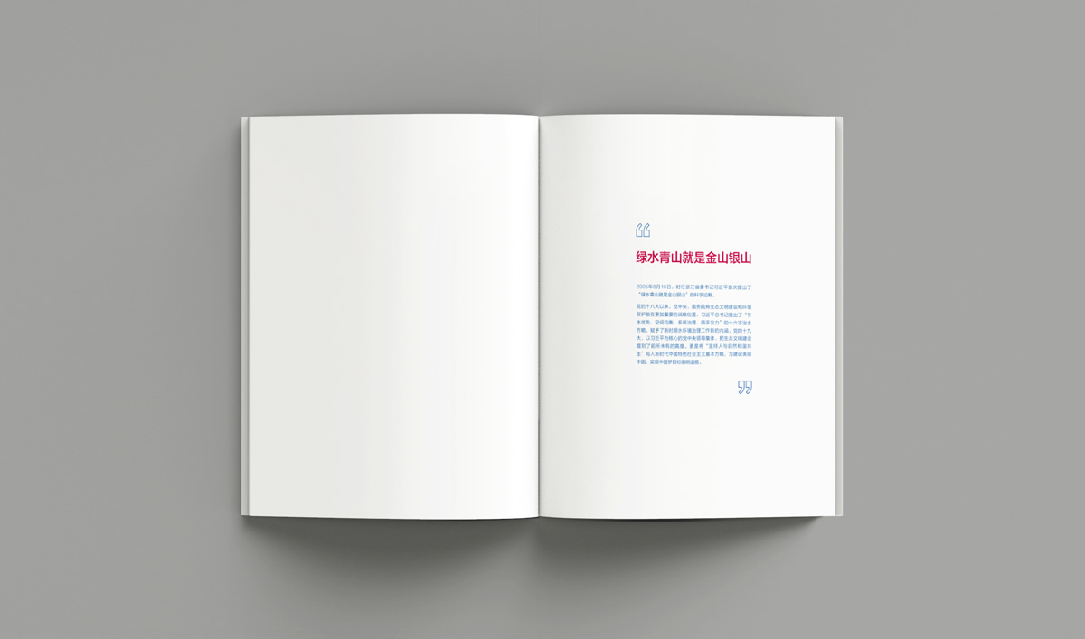 中電建生態(tài)環(huán)境品牌形象塑造,企業(yè)畫冊設計
