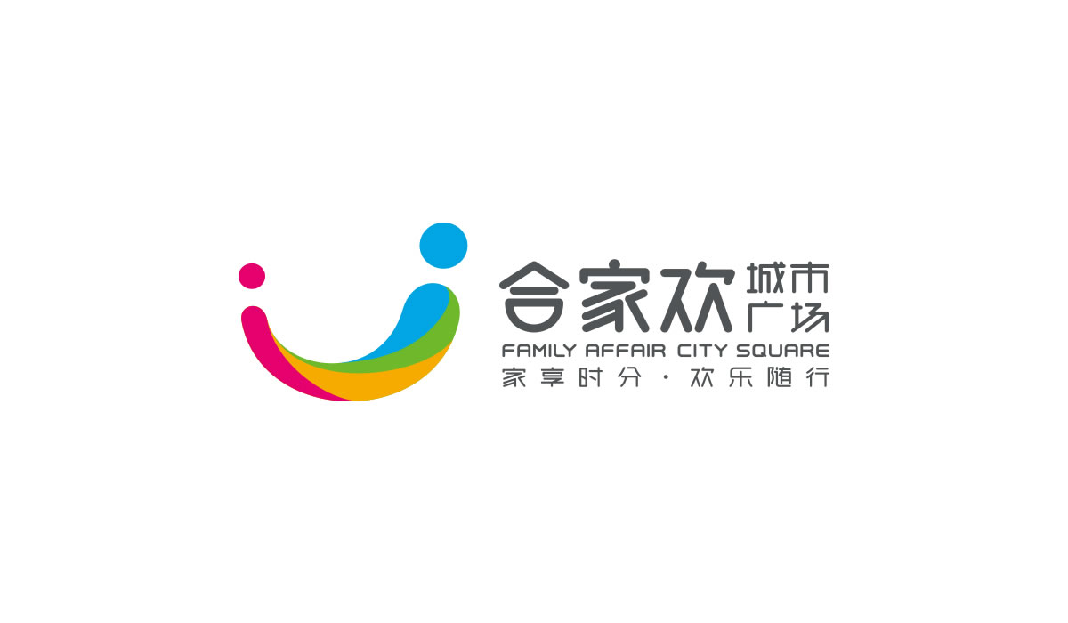 合家歡城市廣場標(biāo)志設(shè)計(jì),合家歡城市廣場VI形象設(shè)計(jì),合家歡城市廣場商標(biāo)設(shè)計(jì)_全力設(shè)計(jì)