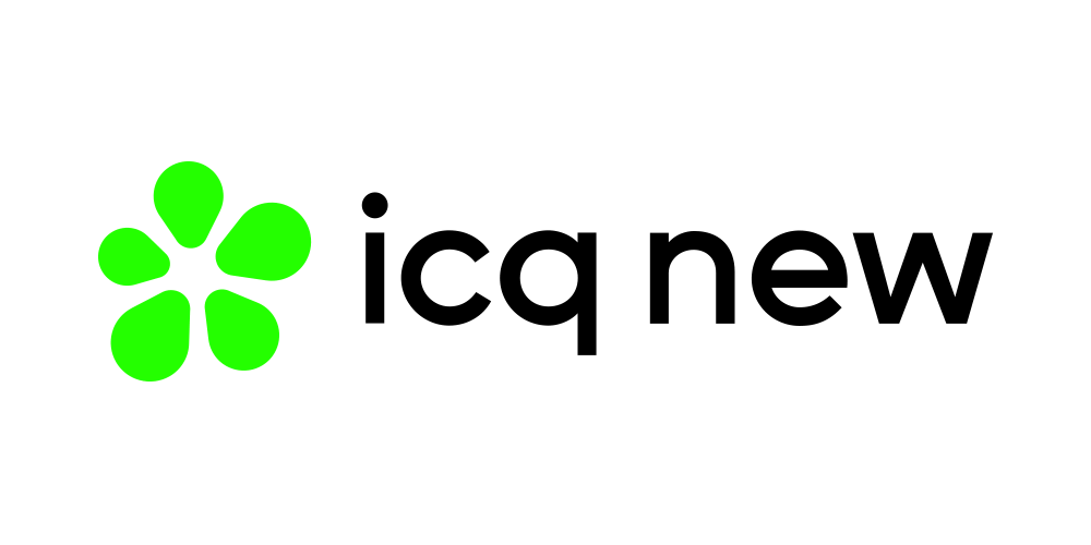 ICQ即時聊天軟件LOGO,ICQ即時聊天軟件標志,ICQ即時聊天軟件品牌形象設(shè)計,聊天軟件品牌設(shè)計
